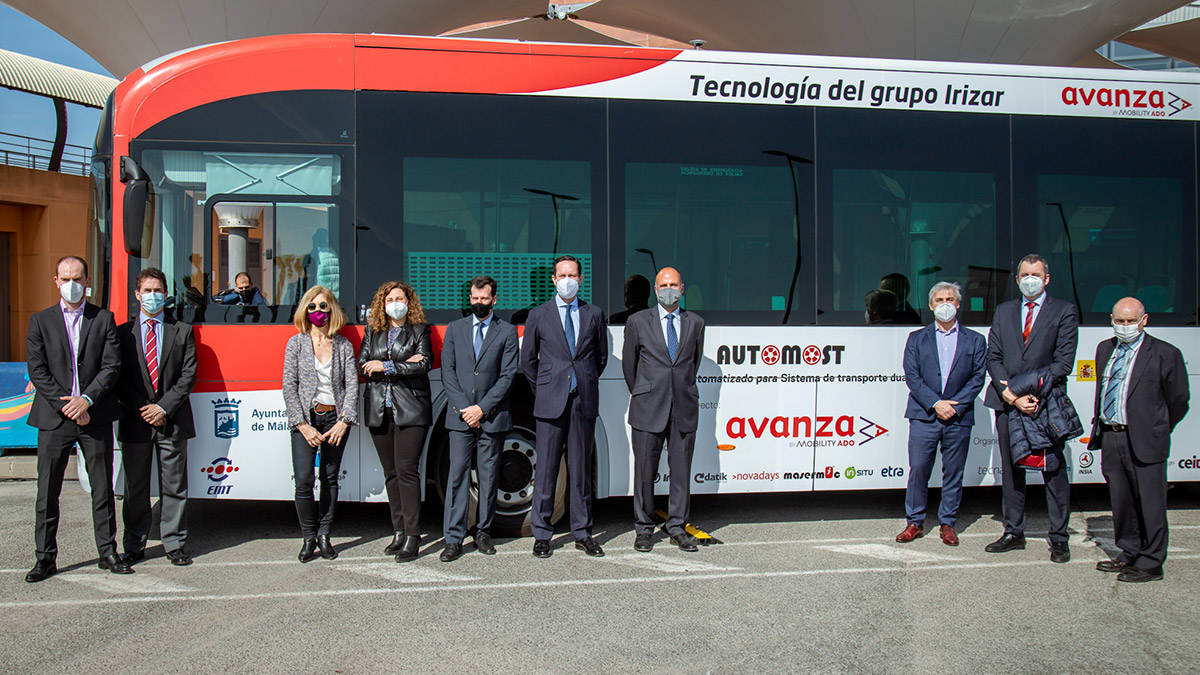 The First Zero Emissions Autonomous Irizar Bus Is on the Road in Malaga