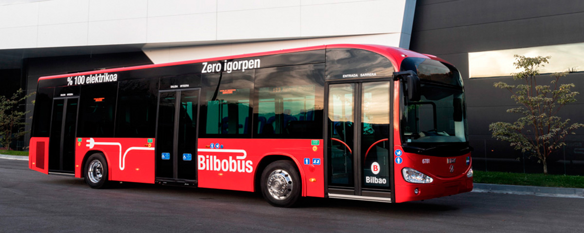Bilbao confía por tercera vez en Irizar e incorpora a su flota 2 nuevos autobuses eléctricos, cero emisiones del modelo Irizar ie bus de 12 metros de longitud