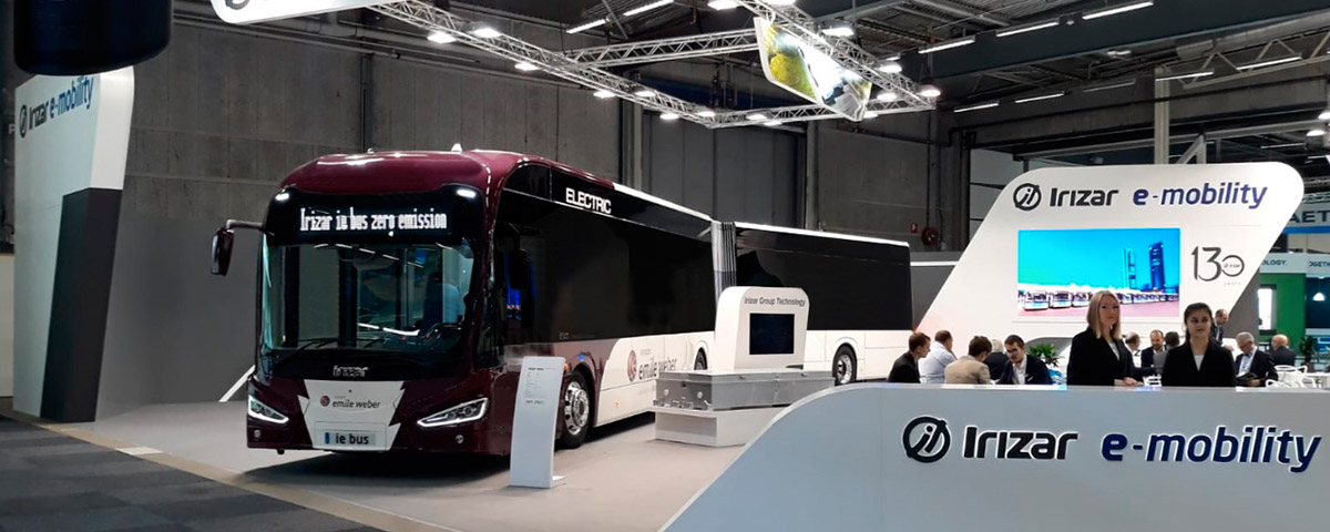 Irizar e-mobility presents its latest advances in technology, design, and innovation at the UITP Global Public Transport Summit in Stockholm