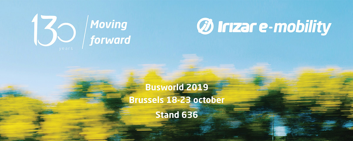 The Busworld International Bus and Coach Fair, which will take place between the 18th and 23rd of October, will feature an unprecedented display of the Irizar Group's brand, technology and sustainability strategy